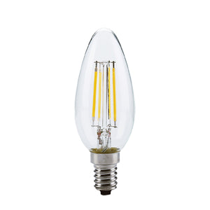 Xtricity - Ensemble de 2 Ampoules DEL à Économie d'énergie, Gradable, Type C, 4.5W, 3000K Blanc Doux - emballage - Simple Boutique