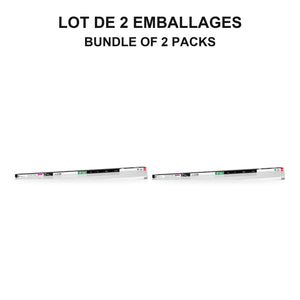 Xtricity - Ensemble de 2 Tube DEL T8, Longeur de 4 Pieds, Base G13, 2200 Lumens, 17W, 4000K Blanc Froid - emballage - Simple Boutique