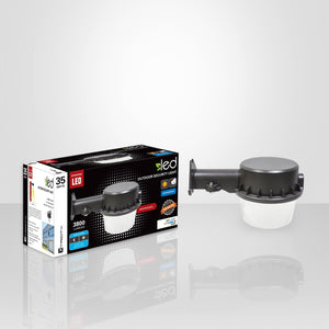 Xtricity fixture extérieur de sécurité au del 35w/3800l/5000k lumière du jour et photocell - emballage - Simple Boutique