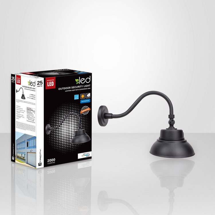 Xtricity - Fixture de Sécurité Extérieur DEL, 2000 Lumens, 25W, 5000K Lumière du Jour - emballage - Simple Boutique