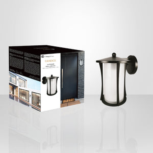 Xtricity - Luminaire Mural Extérieur, Hauteur de 10.74'', De la Collection Candice, Noir - emballage - Simple Boutique