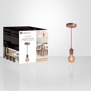 Xtricity - Luminaire Suspendu, Largeur de 1.9'', De la Collection Henry, Laiton Antique - emballage - Simple Boutique