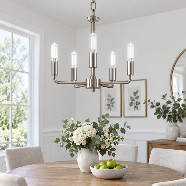 76-1-40168x6 — mise en contexte, luminaire avec ampoules compatibles