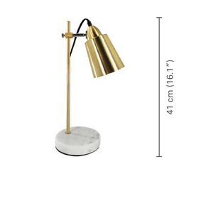 Xtricity - Lampe de Table, Hauteur de 16.1'', De la Collection Conroy, Doré - dimensions - Simple Boutique