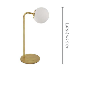 Xtricity - Lampe de Table, Hauteur de 15.9'', De la Collection Felix, Doré - dimensions - Simple Boutique