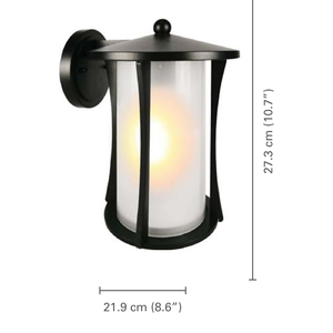Xtricity - Luminaire Mural Extérieur, Hauteur de 10.74'', De la Collection Candice, Noir - dimensions - Simple Boutique