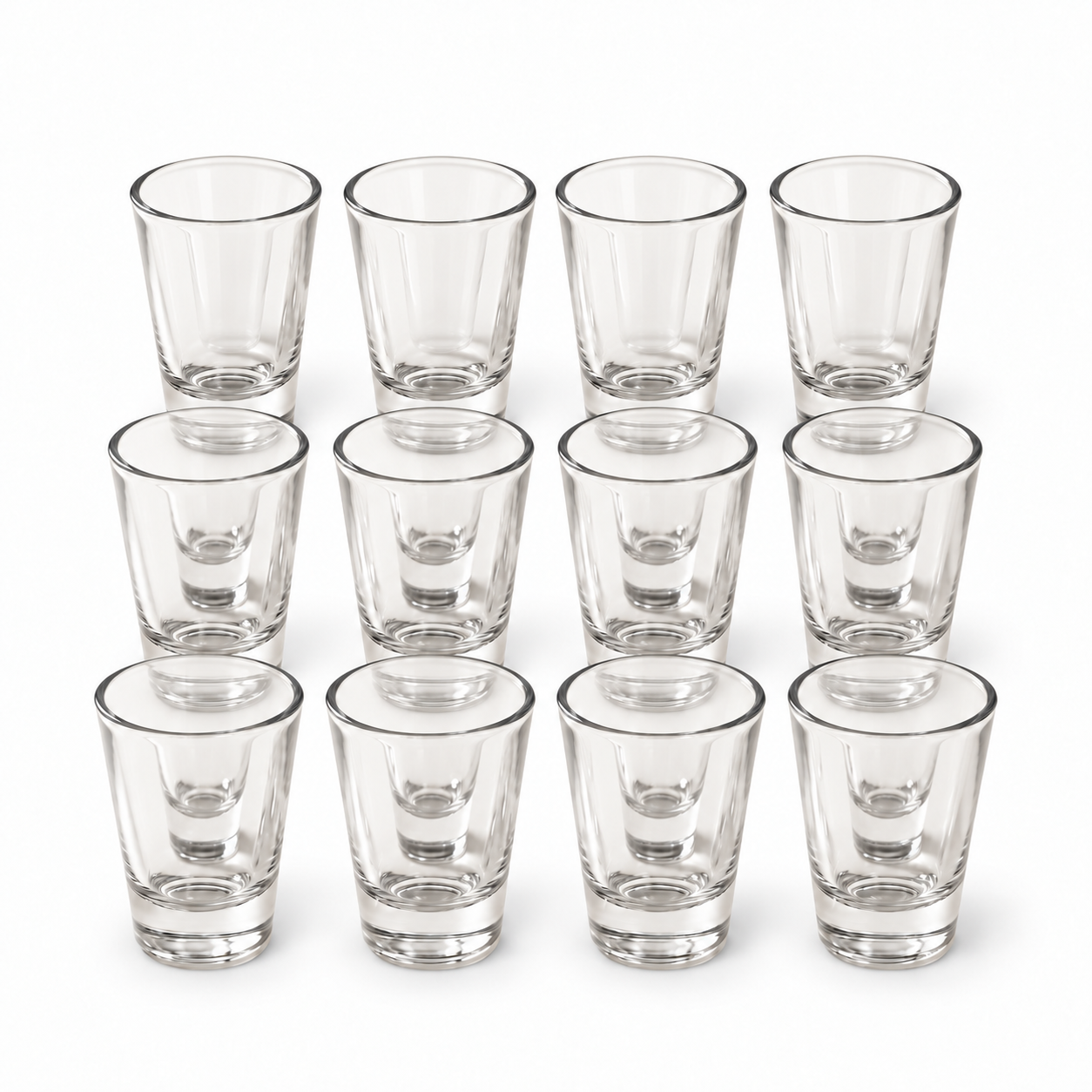 JS Gourmet Verres à shooter élégants, 30 ml (lot de 12) - Simple Boutique