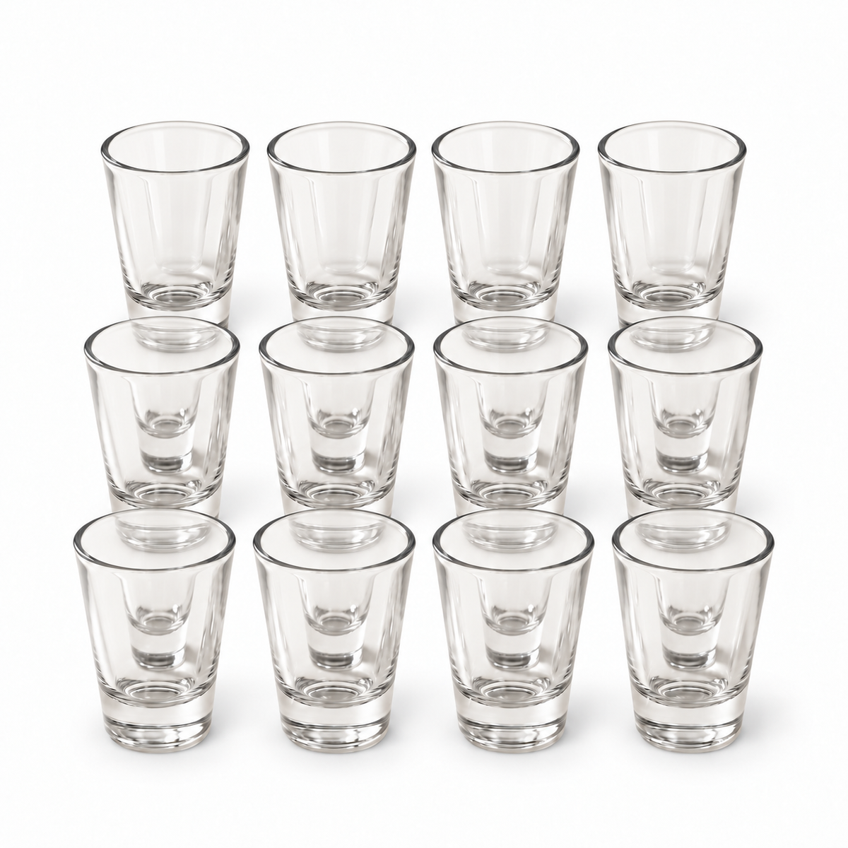 JS Gourmet Verres à shooter élégants, 30 ml (lot de 12) - Simple Boutique