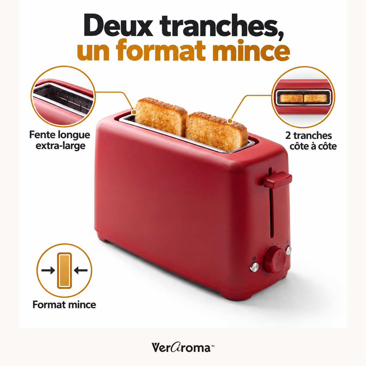 Caractéristiques 76-7-99703 — fente longue — logo original VerAroma