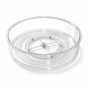Plateau tournant en plastique / Lazy Susan, 30,5 x 30,5 x 9 cm