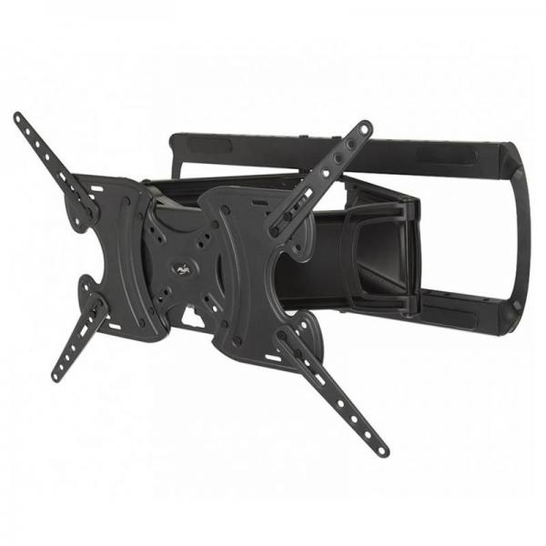 AVF Support Mural Articulé avec Support de Barre de Son pour Téléviseur de 30 à 90 po, jusqu'à 68 kg, Noir - CNL655 - Simple Boutique