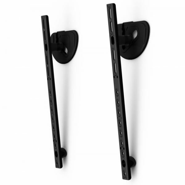 AVF Support Mural Inclinable Ultra-Mince Toutes Surfaces pour Téléviseur de 32 à 80 po, jusqu'à 55 kg, Noir - ZML8351 - Simple Boutique