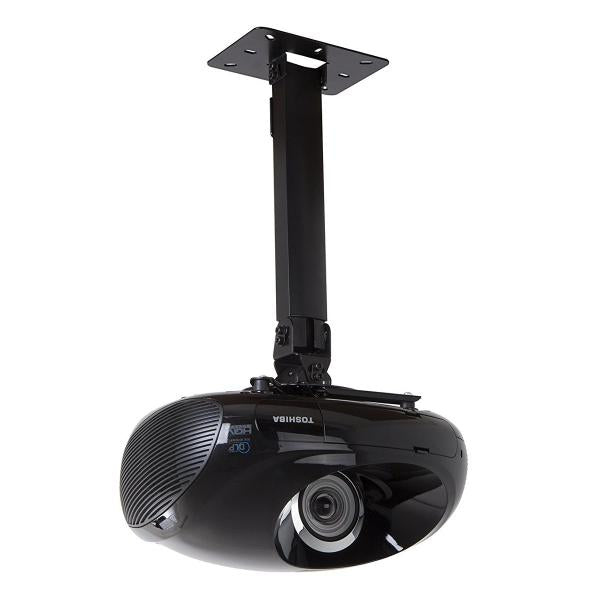 AVF Support de Projecteur Universel pour Plafond et Mur, jusqu'à 18 kg, Noir - PP703 - Simple Boutique