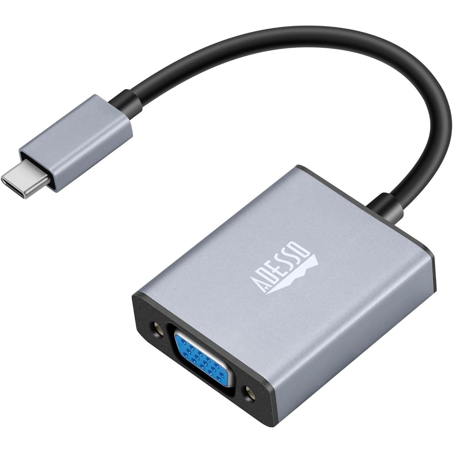 Adesso - Adaptateur USB-C Vers VGA CyberHub 5040, 1080P/60Hz - Simple Boutique