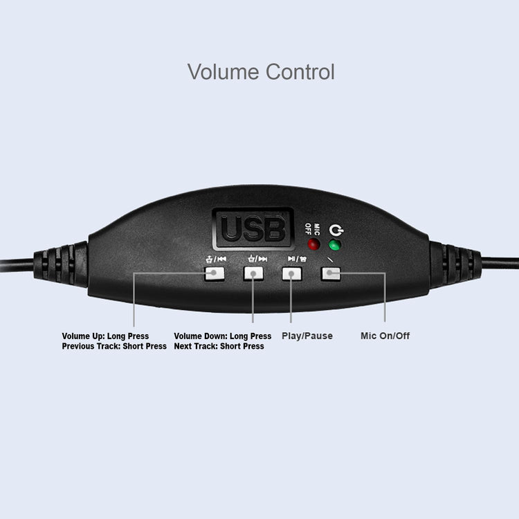 Adesso - Casque Stéréo Filaire USB avec Microphone Antibruit Réglable, Noir - Simple Boutique
