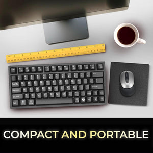Adesso - Clavier Mécanique Filaire Compact EasyTouch 610 Avec Raccourci pour Co-Pilote, Noir - Simple Boutique