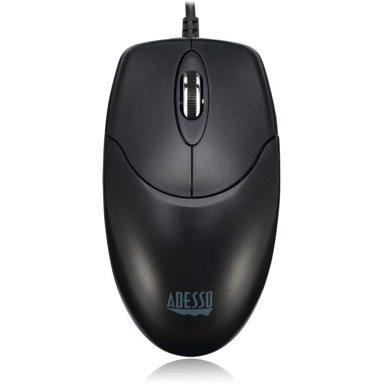 Adesso - Ensemble Clavier et Souris Filaire, Antimicrobiens, Noir - Simple Boutique