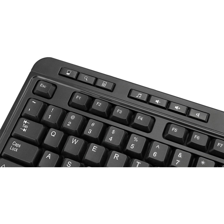 Adesso - Ensemble Clavier et Souris Sans-Fil, Antimicrobiens, Noir - Simple Boutique