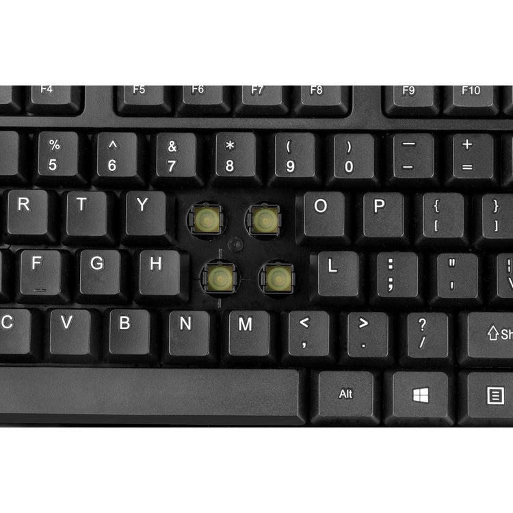 Adesso - Ensemble Clavier et Souris Sans-Fil, Antimicrobiens, Noir - Simple Boutique