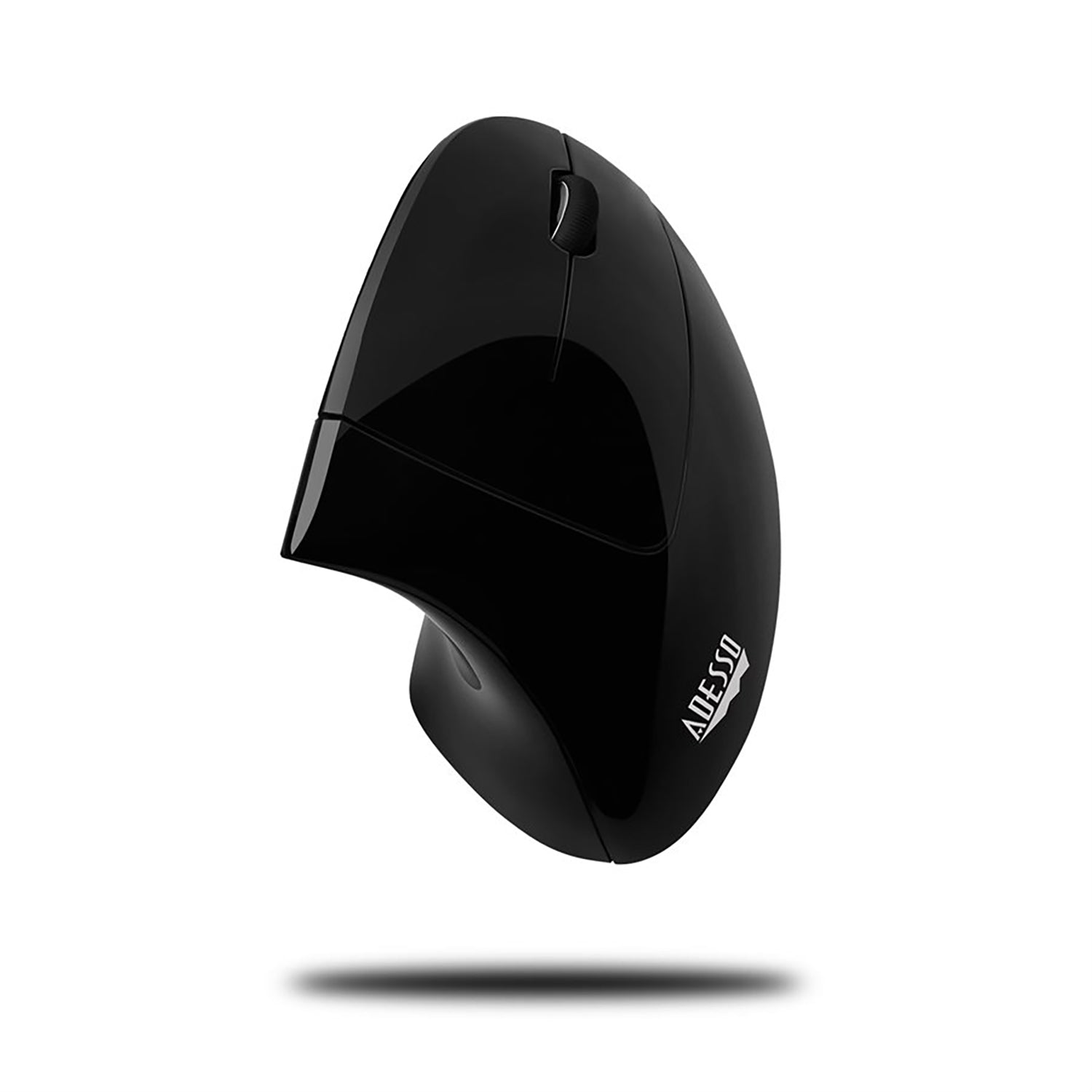 Adesso - Souris Sans-Fil Ergonomique Vertical, DPI Réglable, Noir - Simple Boutique