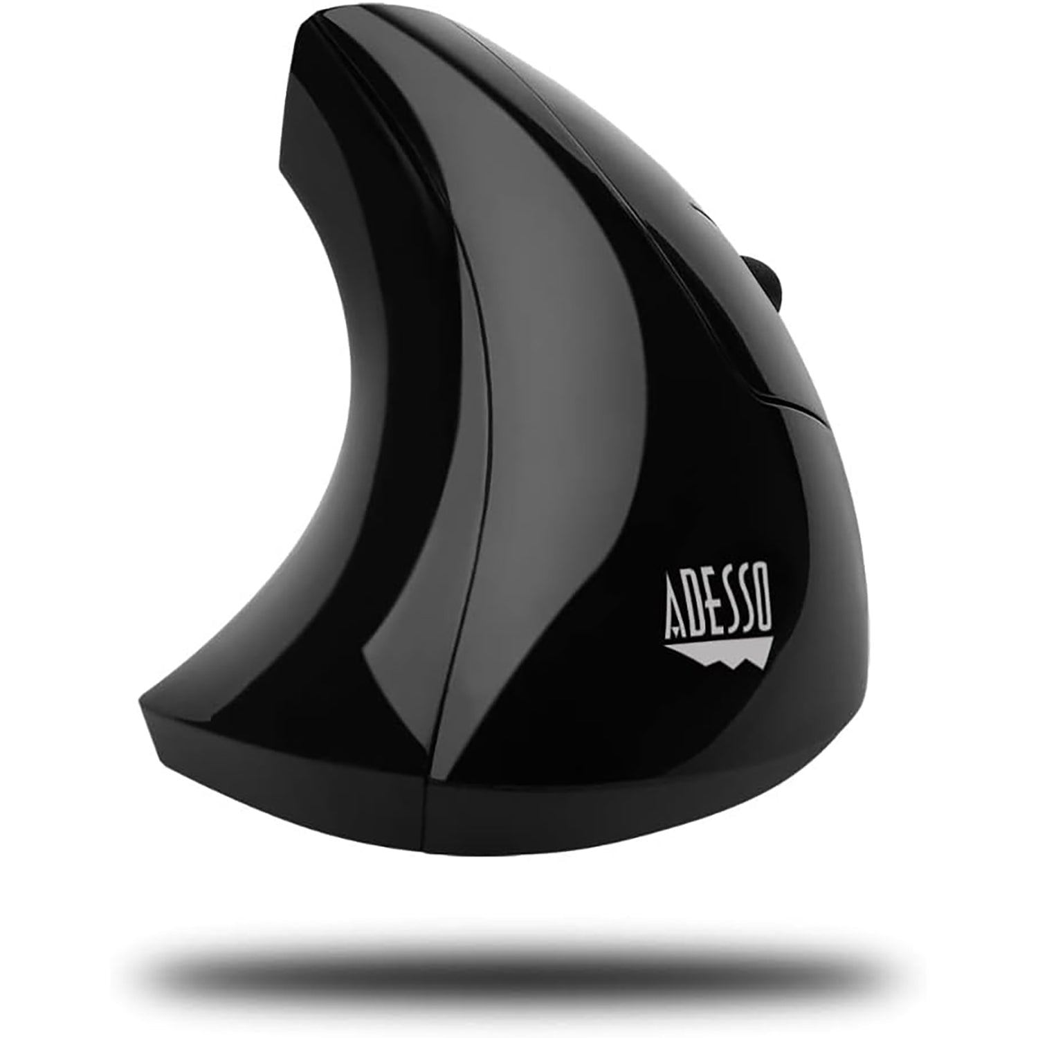 Adesso - Souris Sans-Fil Ergonomique Vertical, DPI Réglable, Noir - Simple Boutique