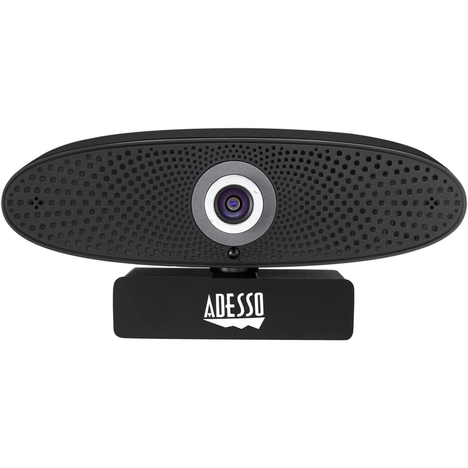 Adesso - Webcam Ultra HD 4K, Double Microphone Intégré, Télécommande Infrarouge, Noir - Simple Boutique