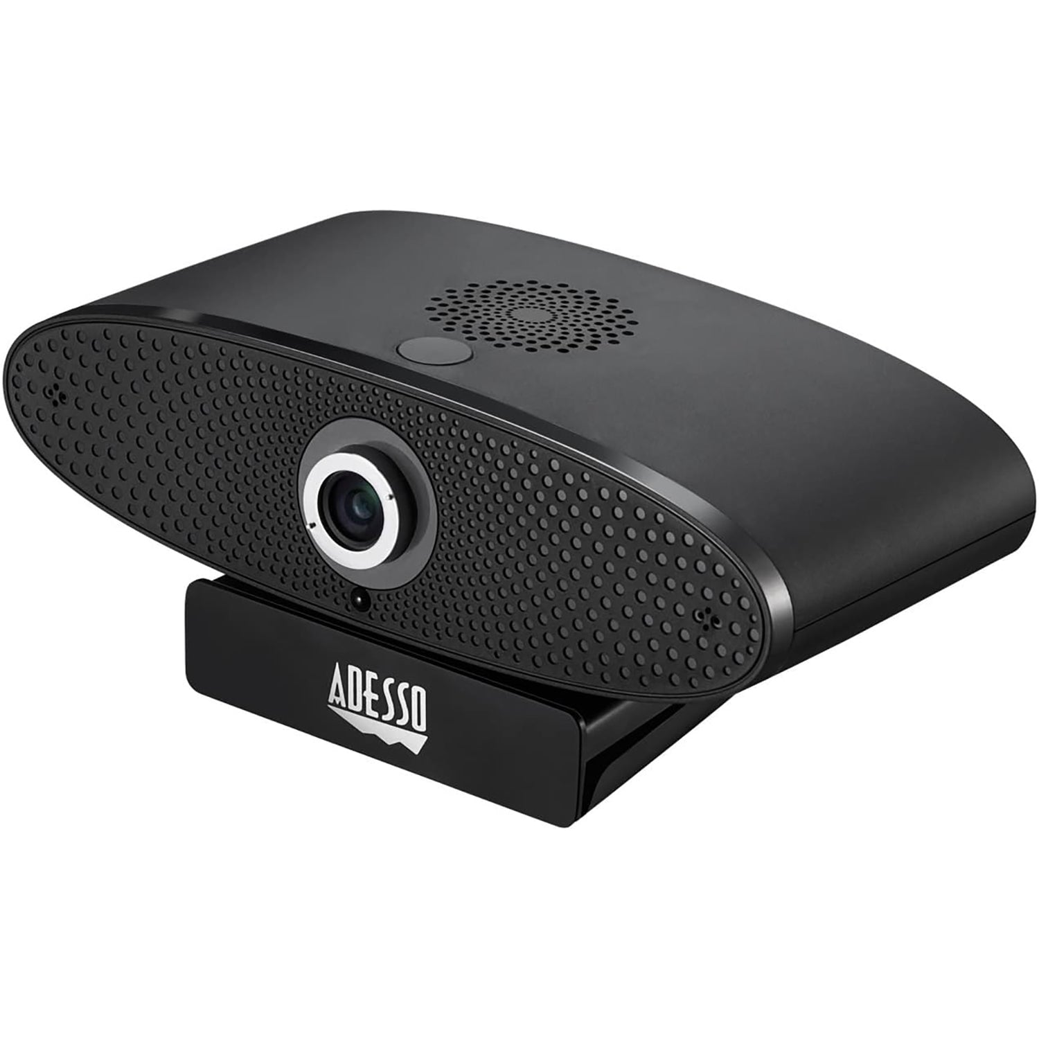 Adesso - Webcam Ultra HD 4K, Double Microphone Intégré, Télécommande Infrarouge, Noir - Simple Boutique