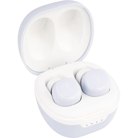 Altec Lansing - Écouteurs Sans-Fil Intra-Auriculaire NanoPods avec Boitier de Recharge, Blanc