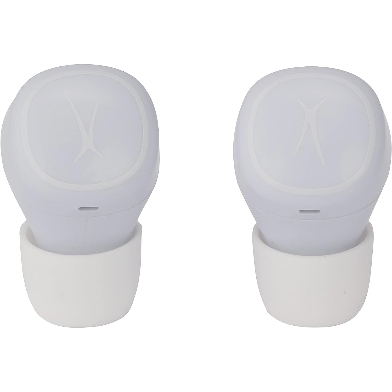 Altec Lansing - Écouteurs Sans-Fil Intra-Auriculaire NanoPods avec Boitier de Recharge, Blanc - Simple Boutique