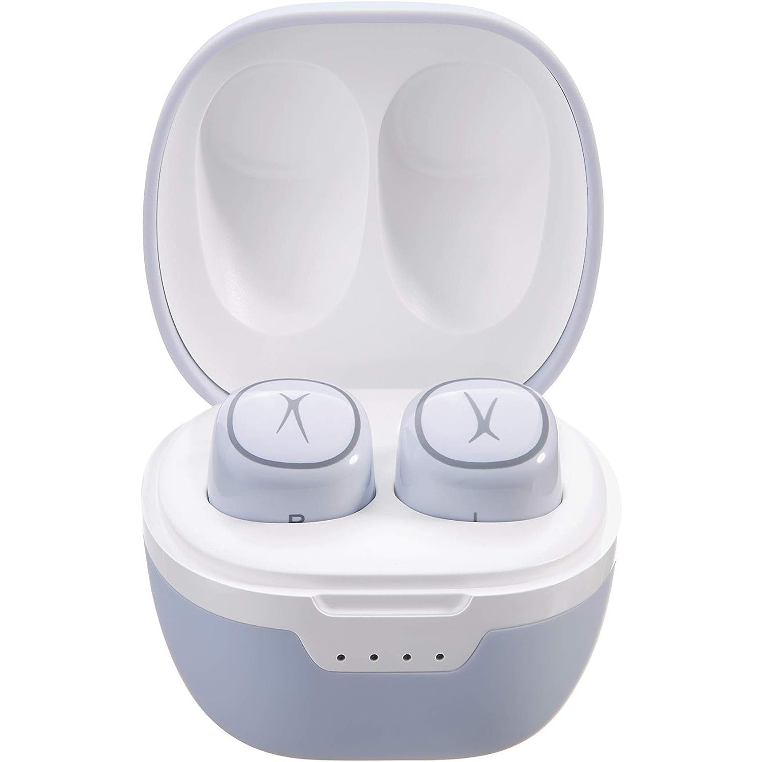 Altec Lansing - Écouteurs Sans-Fil Intra-Auriculaire NanoPods avec Boitier de Recharge, Blanc - Simple Boutique