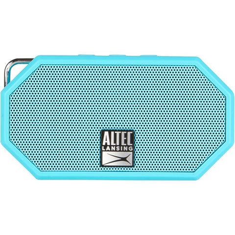 Altec Lansing - Mini Haut-Parleur Bluetooth H2O, Étanche, Anti-Poussière et Anti-Choc, Bleu