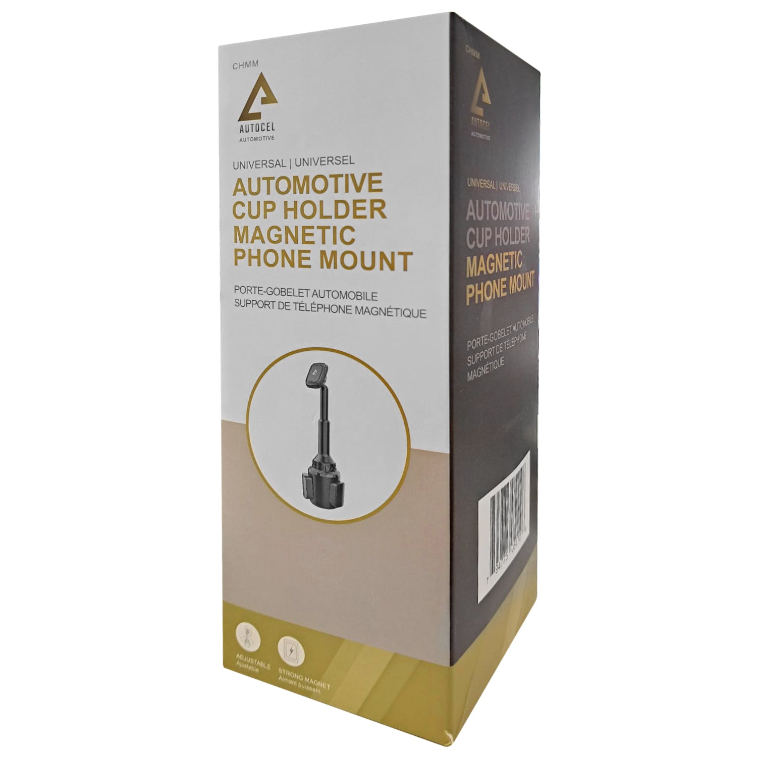 Autocel Support Magnétique de Téléphone pour Porte-Gobelet d'Auto, Noir - Simple Boutique