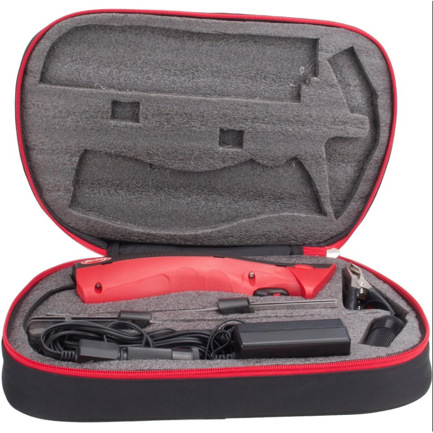 Berkley - Couteau à Fileter Électrique, Lames en Acier Inoxydable de 6 et 8 pouces, Rouge - Simple Boutique