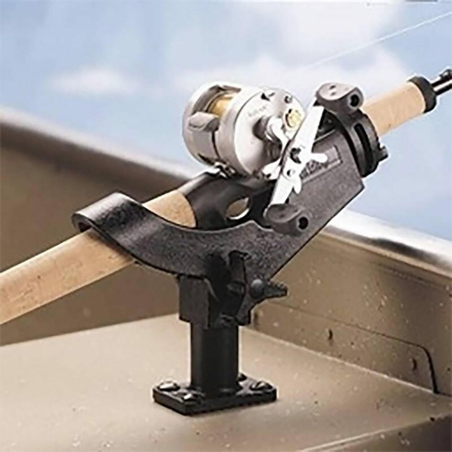 Berkley - Support de Canne à Pêche pour Bateau, Entièrement Réglable avec Support de Montage - Simple Boutique