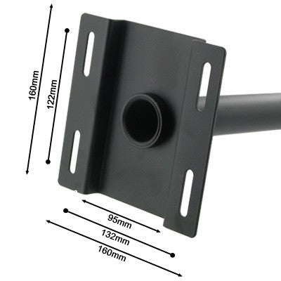 Best Mounts Support de Plafond à Hauteur Réglable pour Téléviseur de 32 à 60 po, jusqu'à 80 kg, Noir - BCM-109 - Simple Boutique