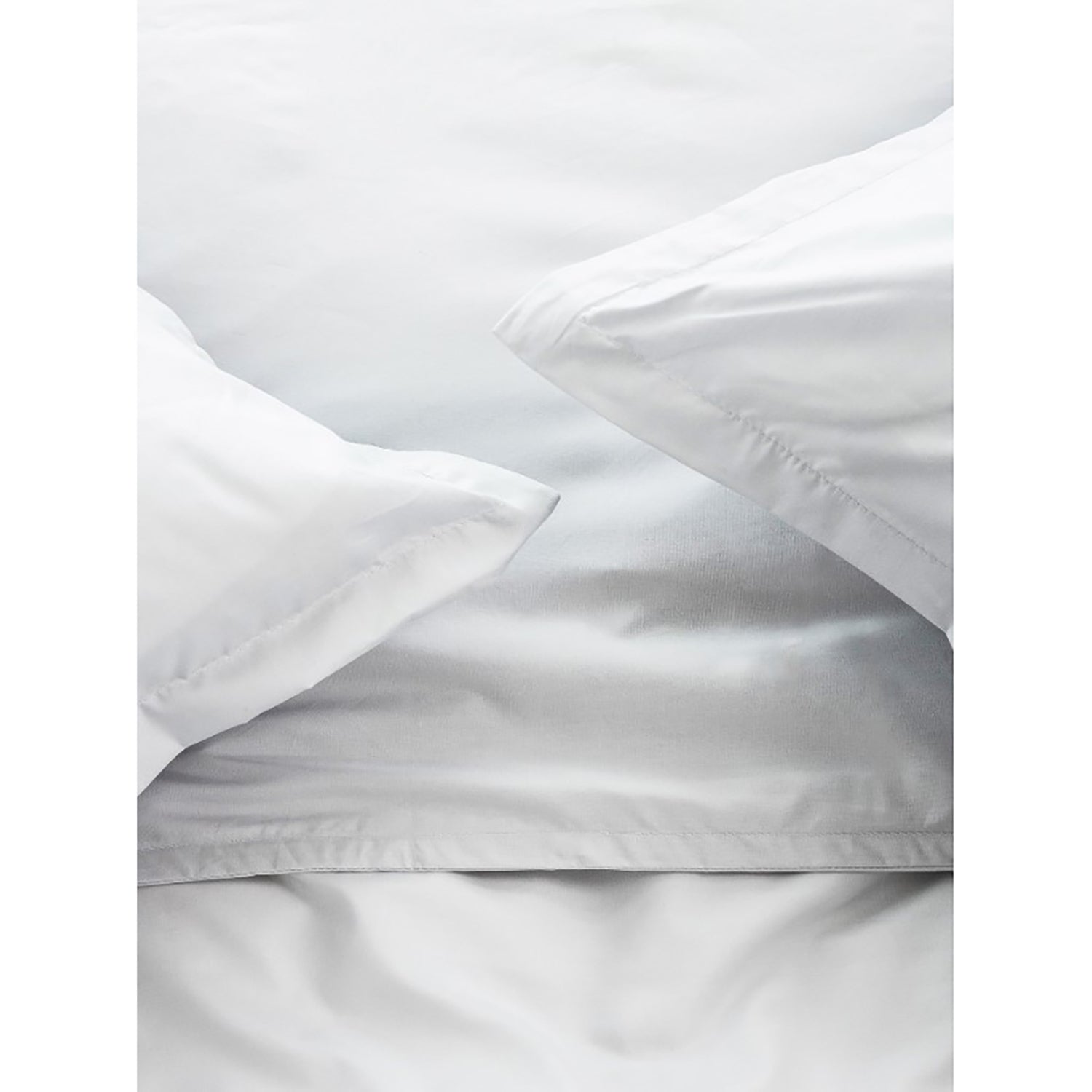 Bianca - Housse de Couette Sara en Coton Percale, 200 Fils, Fait au Portugal, Blanc (4 Grandeurs Disponibles) - Simple Boutique