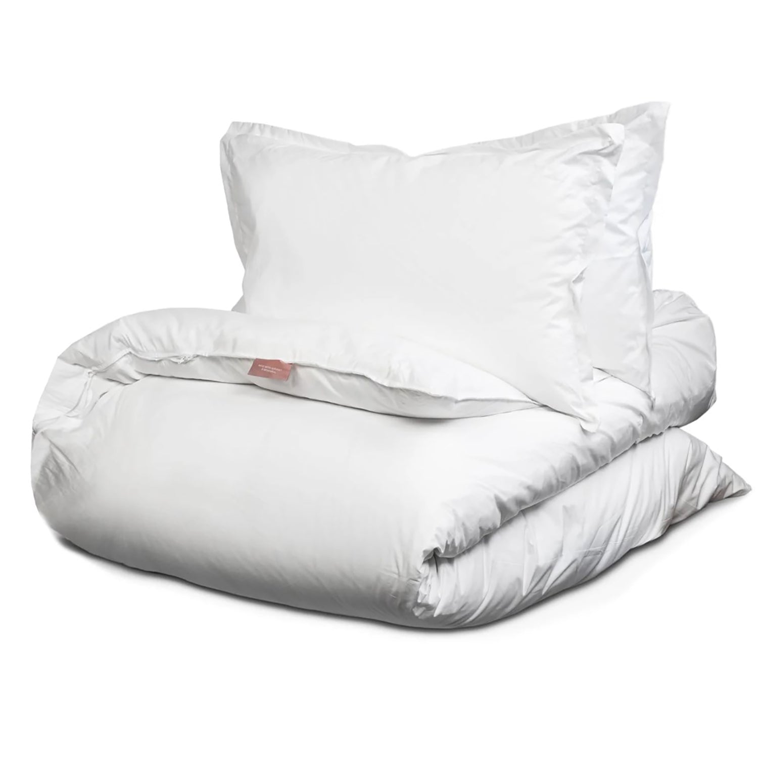 Bianca - Housse de Couette Sara en Coton Percale, 200 Fils, Fait au Portugal, Blanc (4 Grandeurs Disponibles) - Simple Boutique