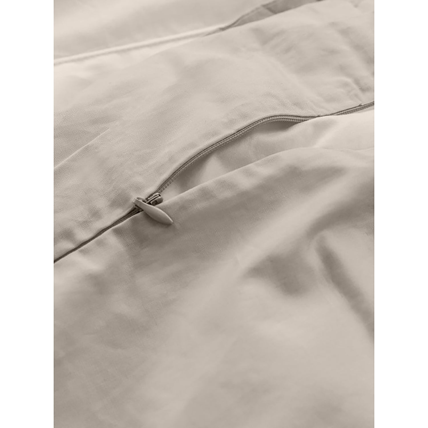 Bianca - Housse de Couette Sara en Coton Percale, 200 Fils, Fait au Portugal, Lin (4 Grandeurs Disponibles) - Simple Boutique