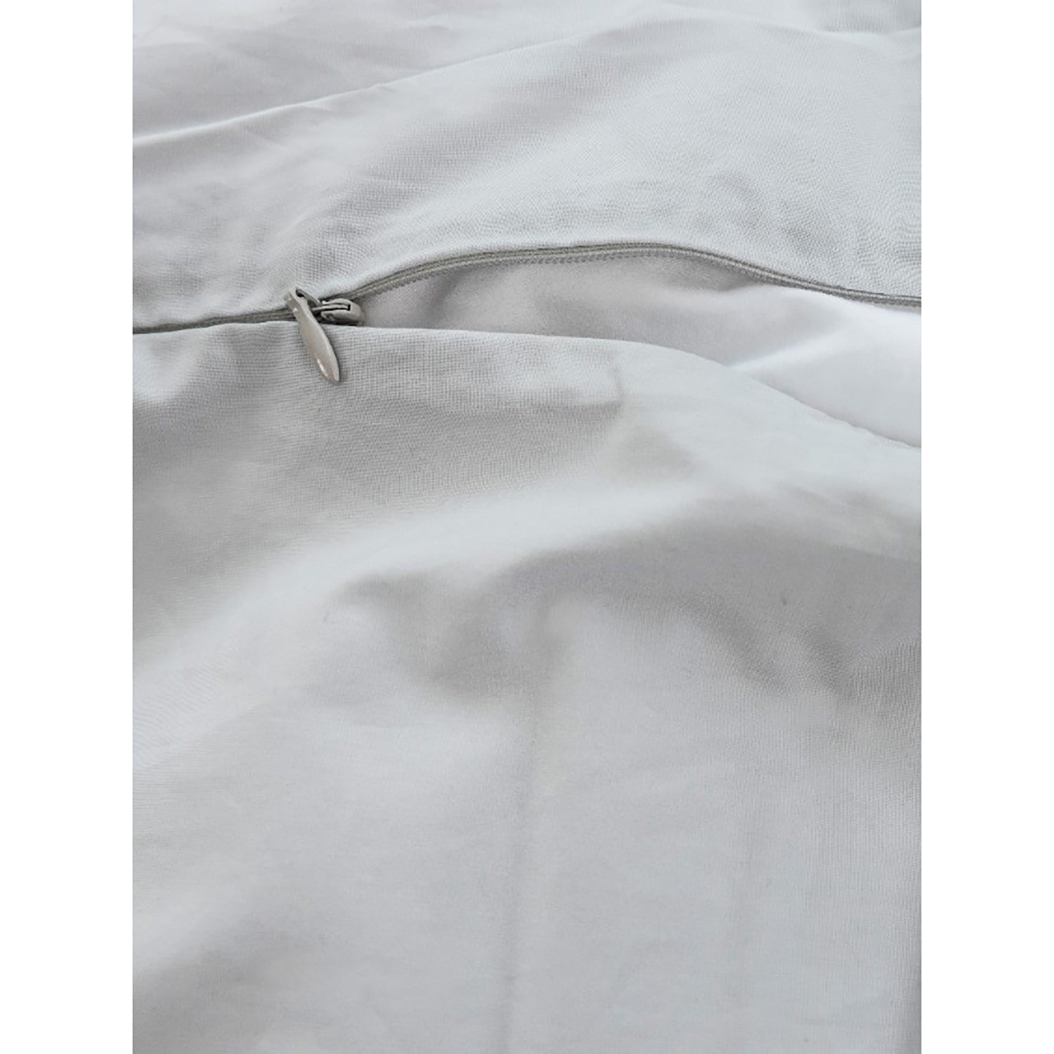 Bianca - Housse de Couette Sara en Coton Percale, 200 Fils, Fait au Portugal, Perle (4 Grandeurs Disponibles) - Simple Boutique