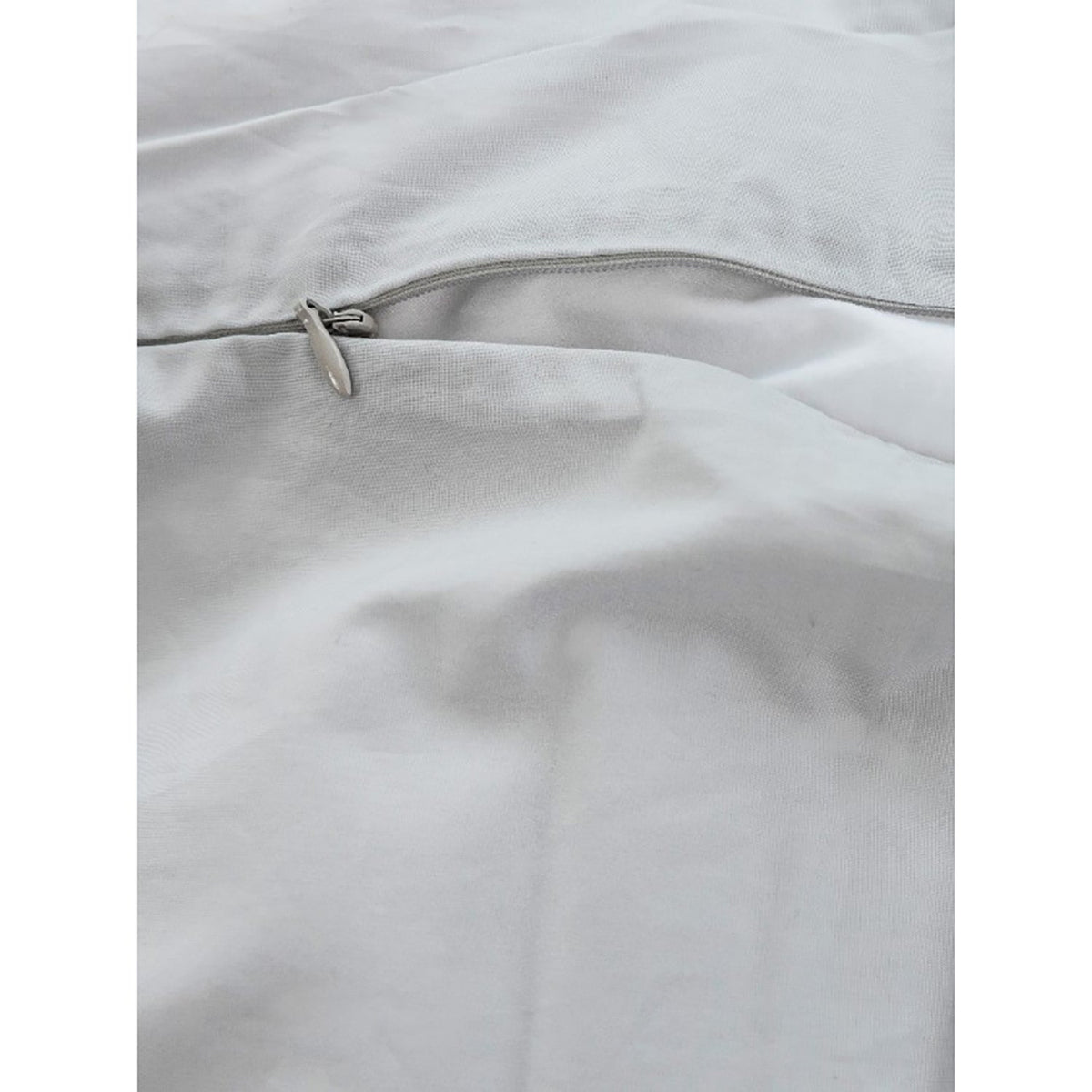 Bianca - Housse de Couette Sara en Coton Percale, 200 Fils, Fait au Portugal, Perle - X-King - Simple Boutique