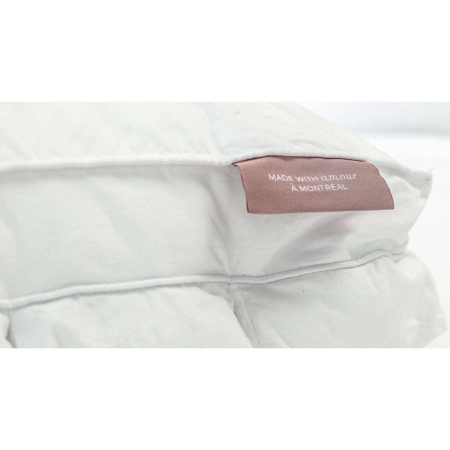 Bianca - Oreiller Bliss en Microfibre, Jamais Plat, Hypoallergénique, Fait à Montréal - Standard - Simple Boutique