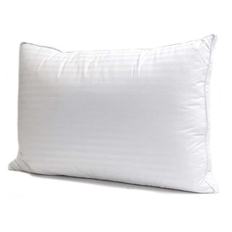 Bianca - Oreiller Dulcia Naturel en Plumes et Duvet, Hypoallergénique, Fait à Montréal, (3 Grandeurs Disponibles) - Simple Boutique