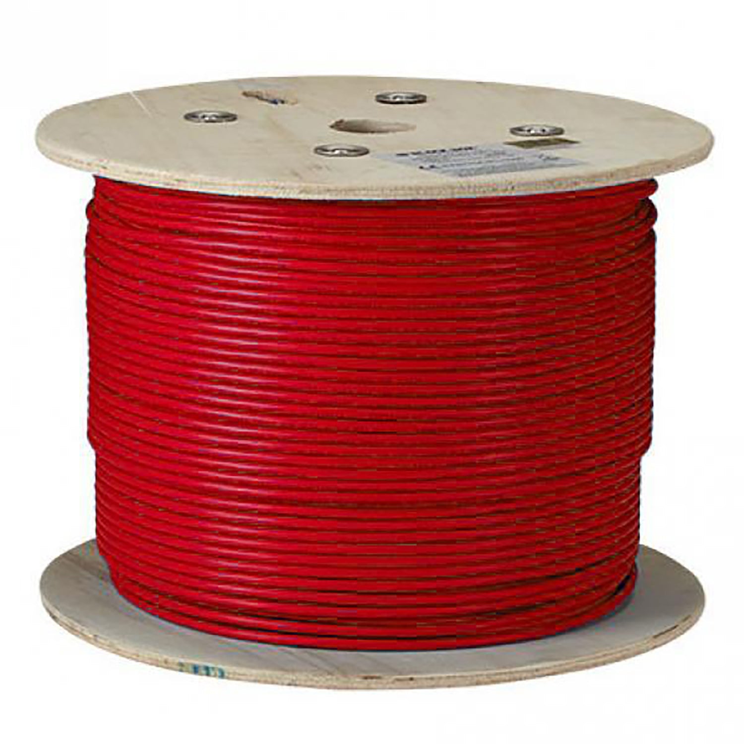 Black Box - Câble Réseau Blindé Cat6a, F/UTP, 650MHz, Longueur de 1000 Pieds, FT6/CMP, Rouge - Simple Boutique