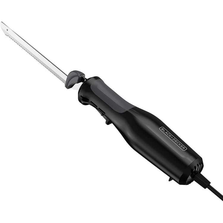 Black+Decker - Couteau à Découper Électrique ComfortGrip, Lame de 9" en Acier Inoxydable - Simple Boutique