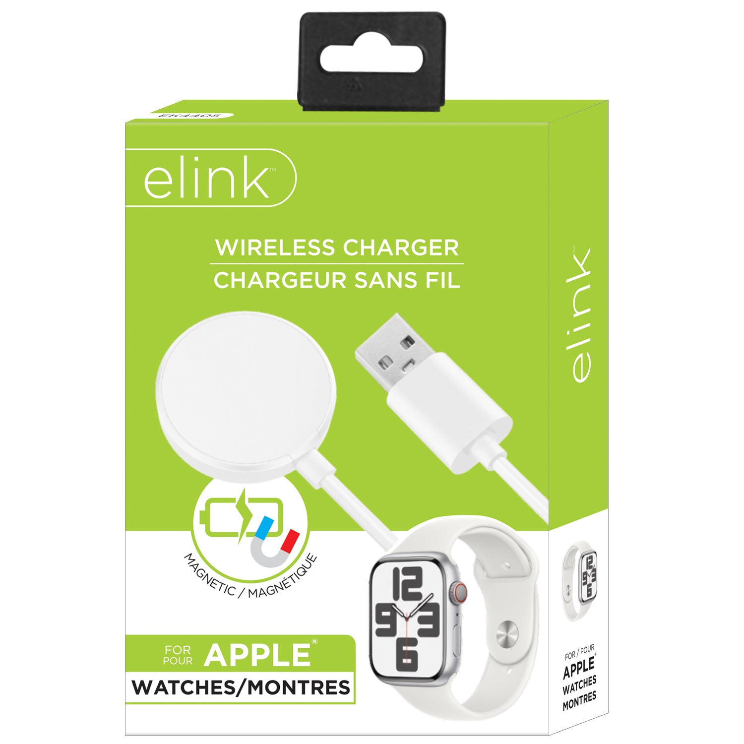 Boost Chargeur Magnétique pour Apple Watch, Câble USB 3,3 pi, Blanc - Simple Boutique