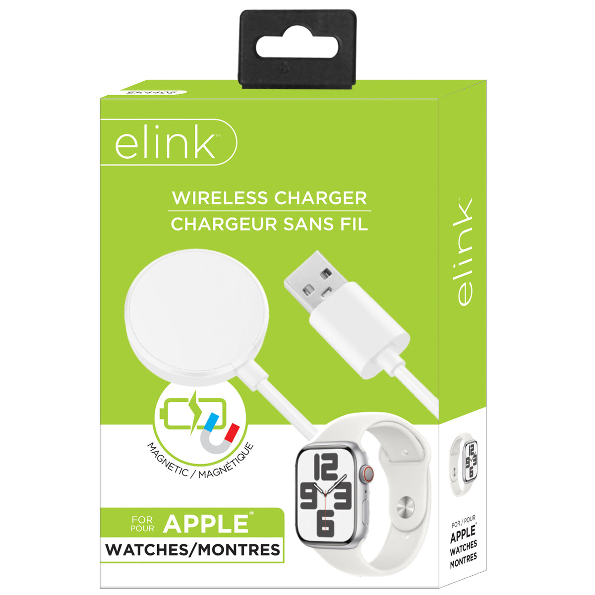 Boost Chargeur Magnétique pour Apple Watch, Câble USB 3,3 pi, Blanc - Simple Boutique