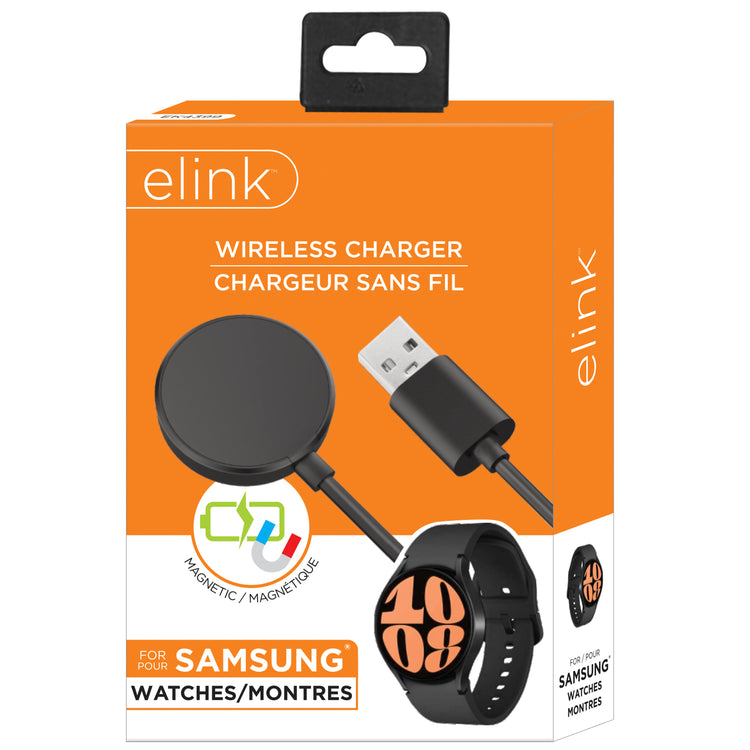 Boost Chargeur Magnétique pour Samsung Galaxy Watch, Câble USB 3,3 pi, Noir - Simple Boutique