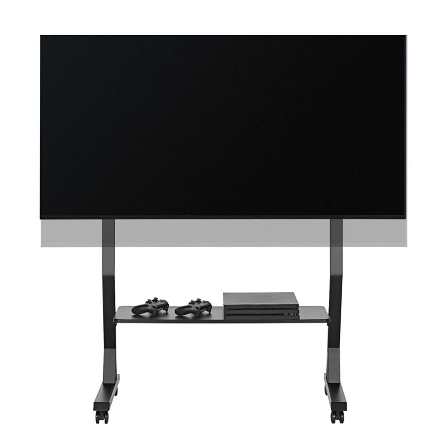 Boost Industries - Support Télé sur Chariot avec Tablette, Pour Écran de 45" à 90", Noir - Simple Boutique