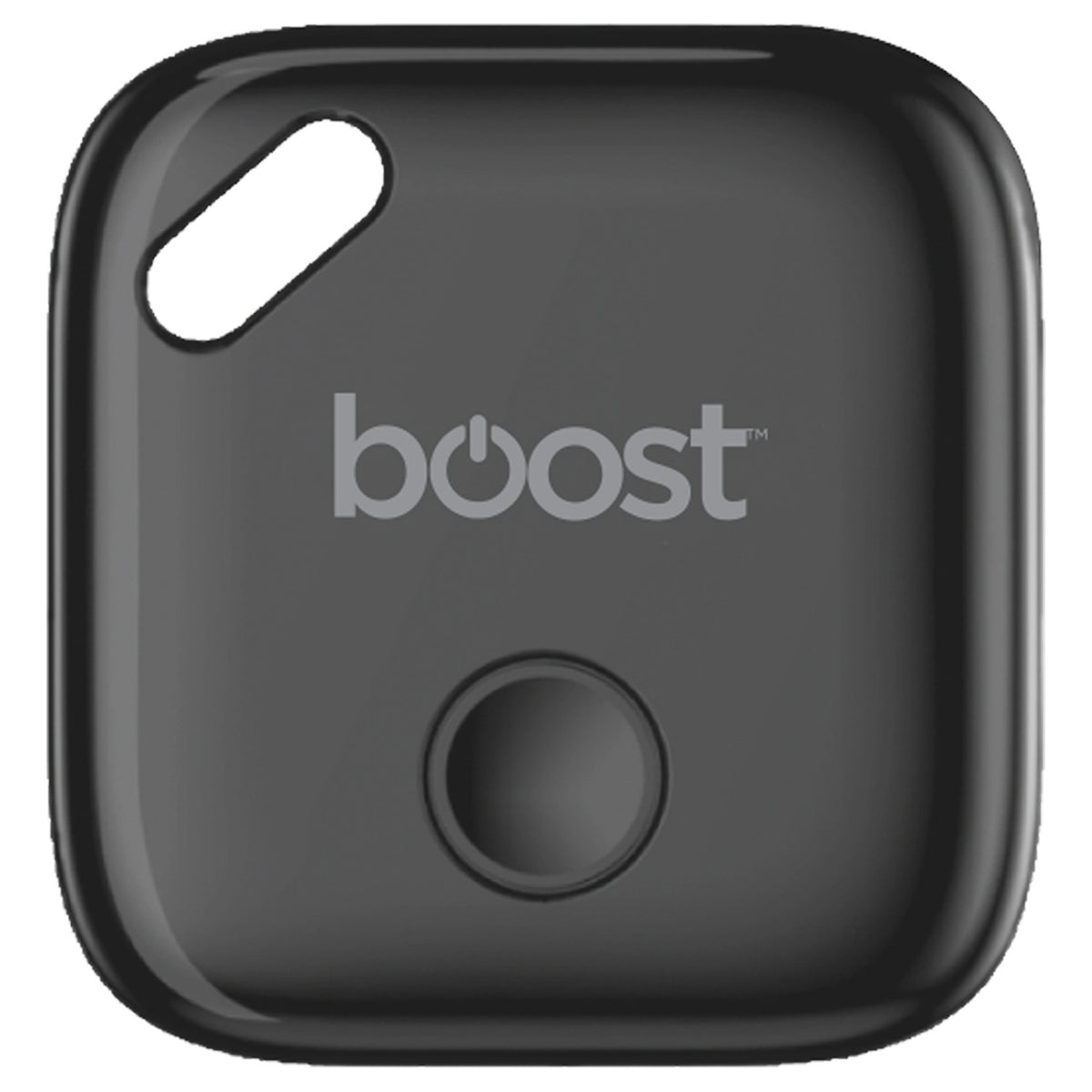 Boost Localisateur d'Objets Rechargeable pour iPhone avec Anti-Pistage, Accepté par la TSA, Noir - Simple Boutique