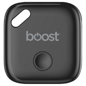 Boost Localisateur d'Objets Rechargeable pour iPhone avec Anti-Pistage, Accepté par la TSA, Noir - Simple Boutique